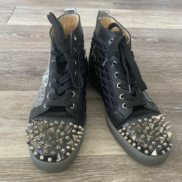 Christian Louboutin StrassNoLimitSpikeToeSneakers - Picture 7 of 7